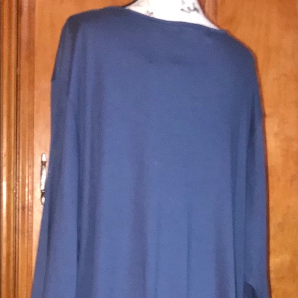 Crystal Kobe Blue Blouse NWT - Picture 3 of 8